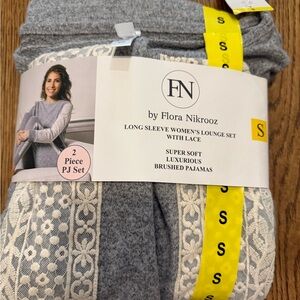 Flora Nikrooz Gray Cozy Pajama Set